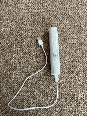 White USB Rechargeable Pet Nail Grinder Dremel